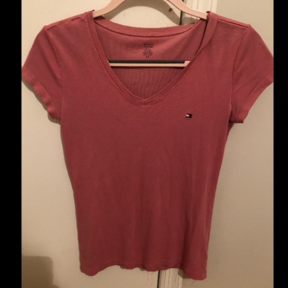 Tommy Hilfiger pink shirt